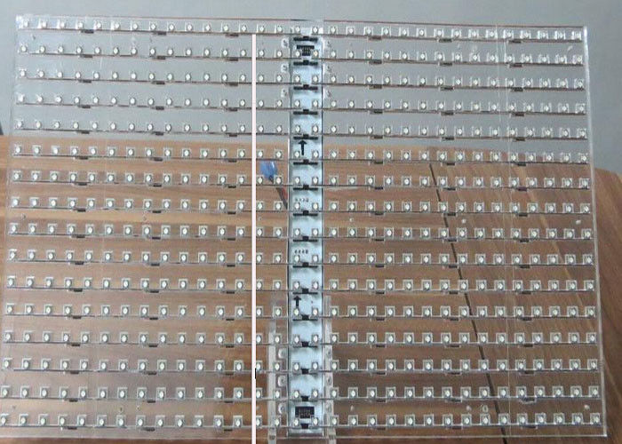 मोबाइल प्रदर्शन के लिए संभावित पारदर्शी वीडियो स्क्रीन P3.91 14 बिट ग्रे स्तर