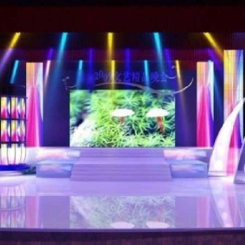 वाणिज्यिक विज्ञापन के लिए HD आउटडोर P5 रेंटल स्टेज एलईडी स्क्रीन 1R1G1B